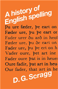 A history of English spelling