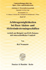 Arbitragemöglichkeiten bei fixen Aktien- und Aktienindextermingeschäften