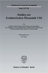Studien zur Evolutorischen Ökonomik VIII.