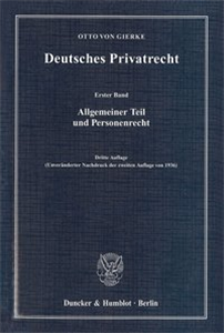 Deutsches Privatrecht. 4 Bände.