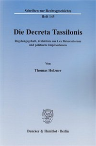 Die Decreta Tassilonis.