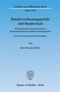 Bundesverfassungsgericht und Bundesstaat.