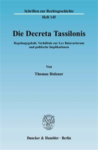Die Decreta Tassilonis.