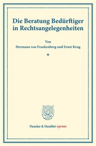 Die Beratung Bedürftiger in Rechtsangelegenheiten.