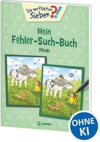 Die verflixten Sieben - Mein Fehler-Such-Buch - Pferde