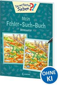 Die verflixten Sieben - Mein Fehler-Such-Buch - Dinosaurier
