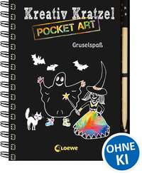 Kreativ-Kratzel Pocket Art: Gruselspaß