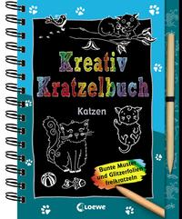 Kreativ-Kratzelbuch: Katzen