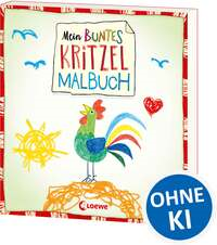 Mein buntes Kritzel-Malbuch (Hahn)