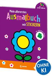 Mein allererstes Ausmalbuch mit Stickern (Blume)