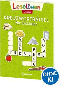 Leselöwen Kreuzworträtsel für Erstleser