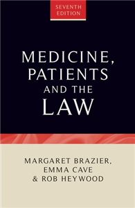 Medicine, patients and the law