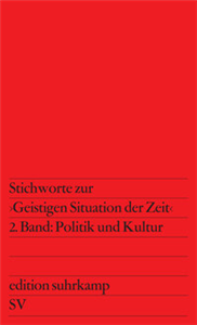 Stichworte zur »Geistigen Situation der Zeit«