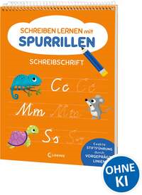 Schreiben lernen mit Spurrillen - Schreibschrift