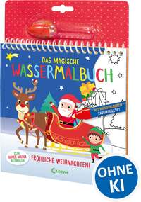 Das magische Wassermalbuch - Fröhliche Weihnachten!