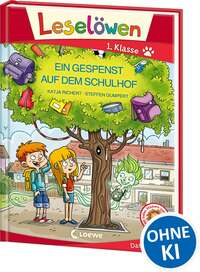 Leselöwen 1. Klasse - Ein Gespenst auf dem Schulhof (Großbuchstabenausgabe)