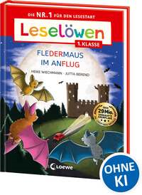 Leselöwen 1. Klasse - Fledermaus im Anflug (Großbuchstabenausgabe)