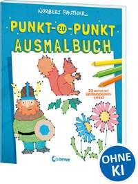 Punkt-zu-Punkt-Ausmalbuch (blau)
