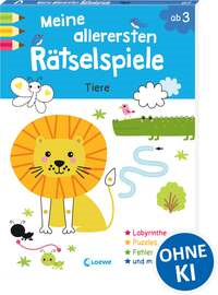 Meine allerersten Rätselspiele - Tiere
