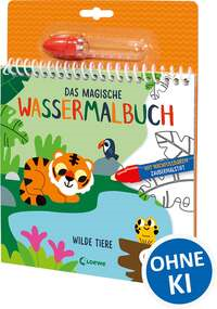 Das magische Wassermalbuch - Wilde Tiere
