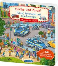 Suche und finde! Polizei, Feuerwehr und Krankenwagen