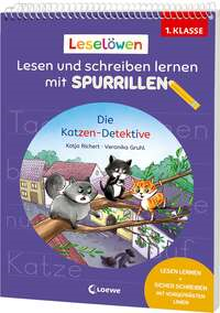 Leselöwen - Lesen und schreiben lernen mit Spurrillen - Die Katzen-Detektive