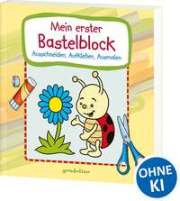 Mein erster Bastelblock (Marienkäfer)