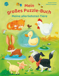 Mein großes Puzzle-Buch. Meine allerliebsten Tiere